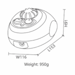 RHJC RENHE107 119HP Brush Motor - Image 2